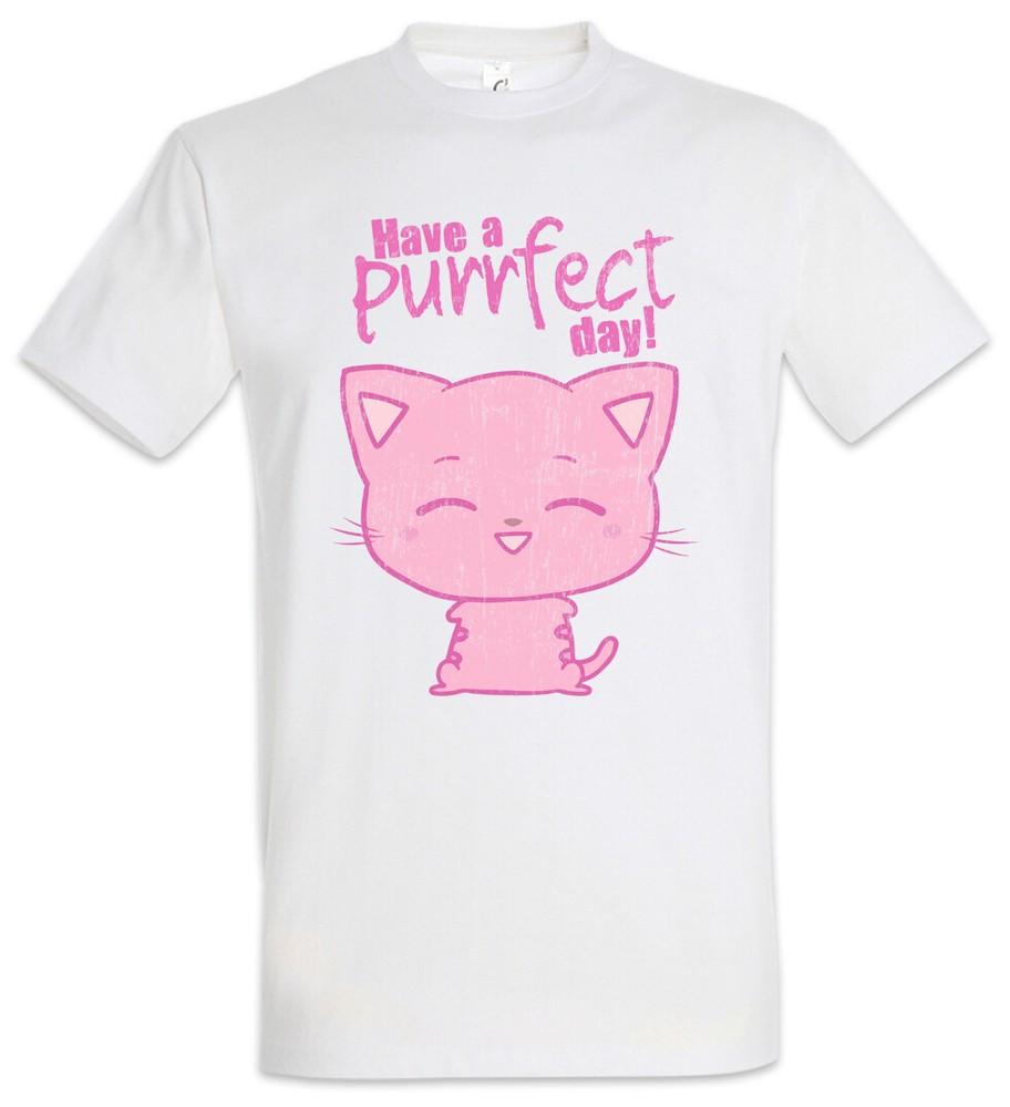 

Have A Purrfect Day T-Shirt Cat Cats Love Meow I love addicted Addiction M
