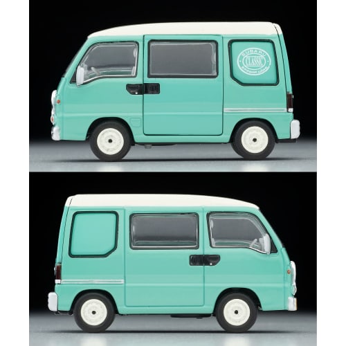 TOMYTEC Tomica Limited Vintage Neo 1/64 Scale LV-N249a Subaru Sambar Dias Classic 1993 Model, Green/White, Finished Product