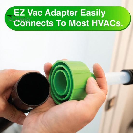 Wet Vac Attachment for Drain AC Line Cleaner Adapter, Universal Plastic Pipe Tool, HVAC to PVC Home Climate System Maintenance Attachment, 8.27
