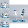 From Zero Anime Pvc Figure Set Featuring Rem And Emilia For Cosplay And Collection