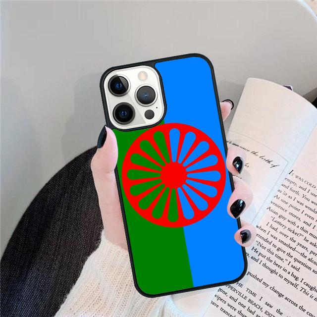

Gypsy Romani Roma Flag Phone Case For For iPhone 17 Air 16 15 11 12 13 14 Pro Max Plus coque iPhone 13