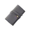 Roll Up Design Jewelry Storage Bag PU Leather Ring Holder Portable Jewelry Pouch  Travel Use