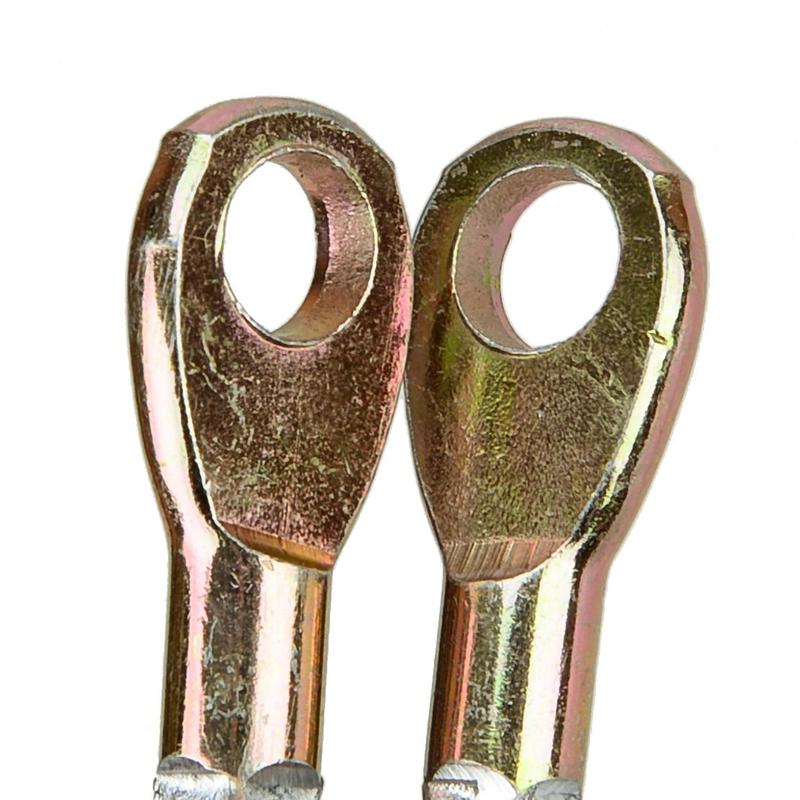 2Pcs Tailgate Cable Hooks Silver Fit for Kawasaki Mule 600 610 4X4 XC Realtree APG Hardwoods Green HD 53045-0006