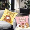 Pillowcase Toon Gift Cushion Cover Bedroom Home Sofa Chair Seat Decor Pillow Case Cute Rabbit Molang-G