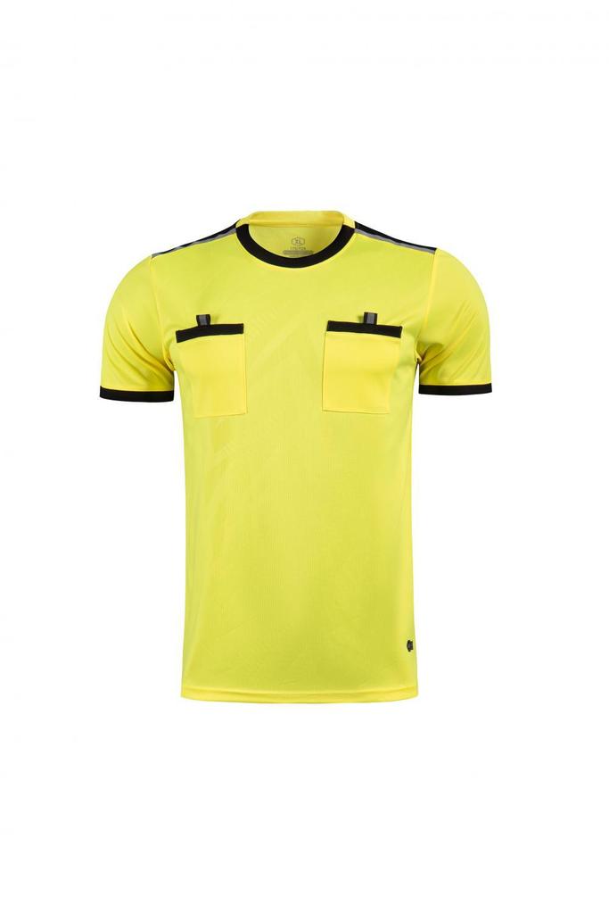 Nuova Maglia Arbitro, Maglia da Calcio, Set Maglia da Allenamento Estiva per Calcio, Incontro Sportivo Universitario Stampa Logo