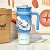 Crayon Shinchan Cartoon Style Reusable Thermos With Handle For Kids And Teens