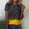 Fashion Women's Printed Top Casual Comfort Short Sleeve Versatile T-Shirts Women’s
