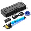 Wireless USB Rechargeable Soldering Iron with Internal Heating and Battery, Hot Stamping, Smoke Code Set
