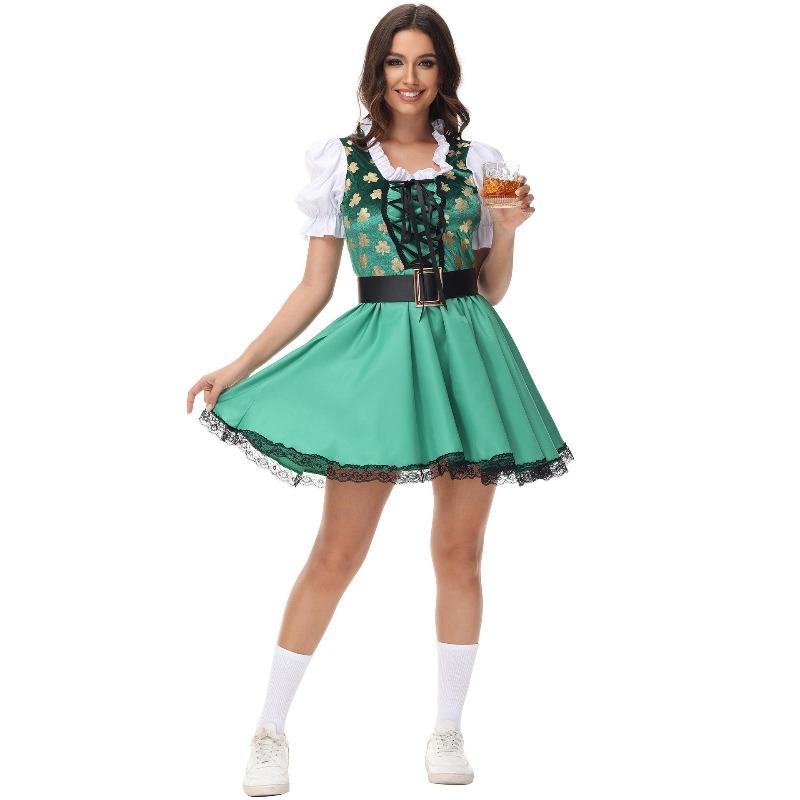 

rish ktoberfest lothing inery Workwear ermany avarian cos eception arty ress XL зелений