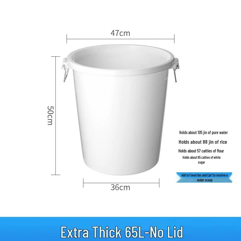 Large Plastic Storage Buckets