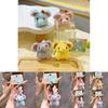 Plush Mini Elephant Keychain With Cartoon Design For Backpack Decor And Gift