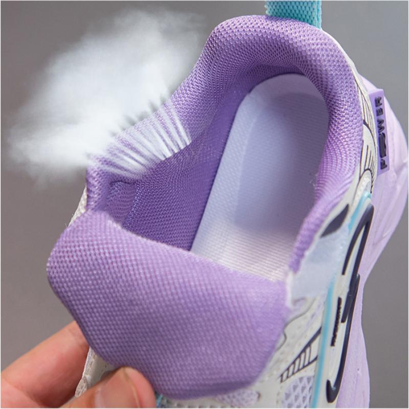 New Autumn Boys and Girls Comfortable Soft Sole Sneakers Mesh Breathable Running Shoes