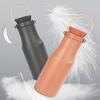 JUSTINLAU Vacuum Flasks Portable Insulated Cup Ins Style 304 Stainless Steel Water Cup Outdoor Car Hand-held Cup Thermos Bottles
