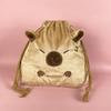 Capybara Adorable Plush Drawstring Bag Large Capacity Cute Storage Pouch