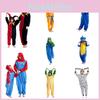 Children's Cartoon Animal Onesie Pajamas Cozy Flannel Fabric
