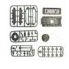 2 Pieces 1/72 4D Assembly Model DIY Assemble Building Miniature Tanks Light Tank Toy