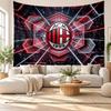 AC Milan Wall Tapestry, Soft Fabric Wall Hanging, Decorative Backdrop For Bedroom Home Wall Art
