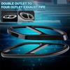 2pcs Stainless Steel Exhaust Pipe Cover Trim Parts Are Suitable for Mercedes Benz A B C E GLC GLE Class W176 W246 W205 W213 AMG