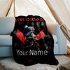 Custom Name Valorant Theme Printed Blanket - Perfect for Couch, Bed, Travel & Outdoor Use | Machine Washable, Cozy & Durable.