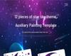 Cross-Border Romantic Starry Sky Painting Template: DIY Wall Art Tracing Board