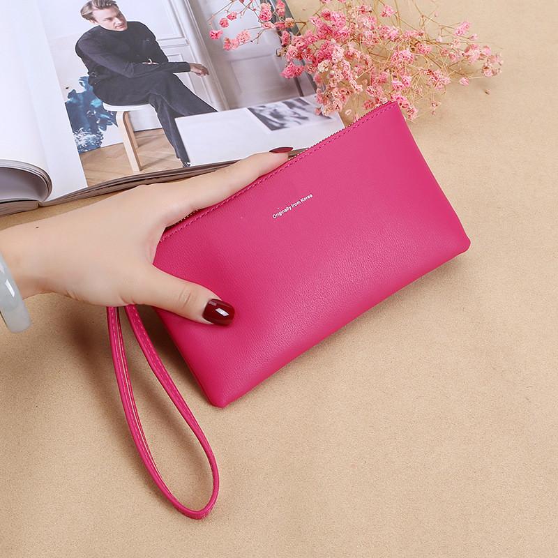 Newest Zipper Ladies Long Wallet Coin Purse Wallet Pu Fashion Clutch Bag Large Capacity Ladies Wallet