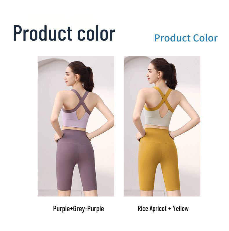 Women's Quick-Dry High-Intensity Sports Bra Set for Running & Yoga