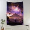 Astronaut Space Pattern Printed Tapestry Home Wall Decoration Tapestry Bedroom Living Room Tapestry