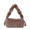 Autumn and winter niche design portable commuter women's bag new high-end plush versatile shoulder armpit bag