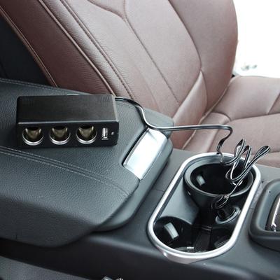 24V To 12V Cigarettes Lighters Splitter 60W 3 Socket Car Cigarettes Lighters Adapter with USB Port Adapter for Phone