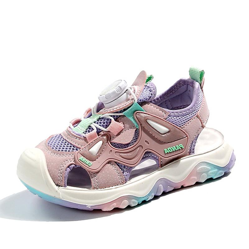 Dětské minimalistické a prodyšné sportovní a volnočasové boty s kapucí, outdoorové sandály, dětské boty z jednoduché síťoviny