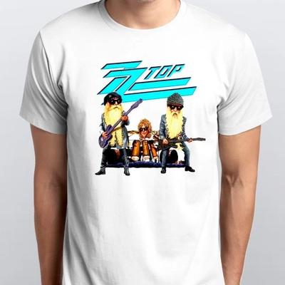 ZZ TOP póló Minden méret S M L XL XXL 3 4 XL színek Fekete, Fehér