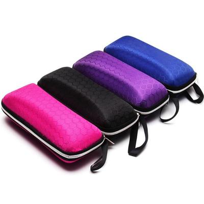 Glasses Storage Box Honeycomb Zipper Spectacle Case Sunglasses Case Eyewear Protector  Sunglasses Zipper Bag Case