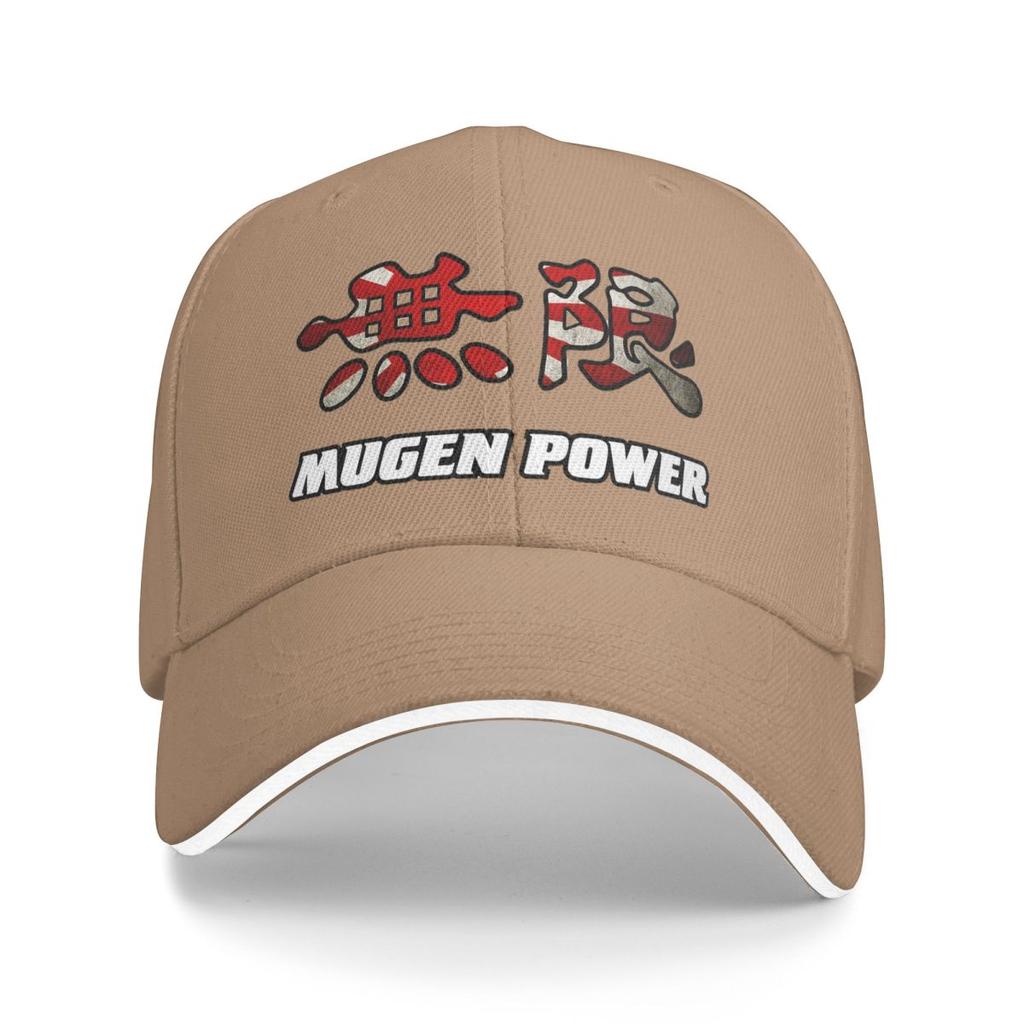 Unisex Baseball Hats Mugen Power Racing Logo Outdoor Streetwear Summer Sports Baseball Caps Hip Hop Cap Casquette Hats