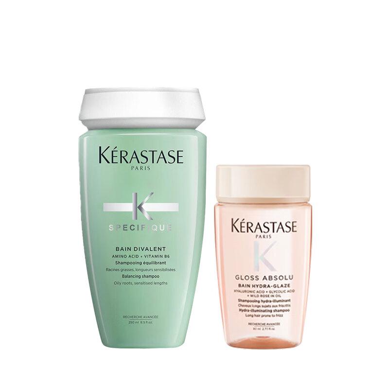 Kérastase Dual-Action & Rose Hydrating Shampoo Set