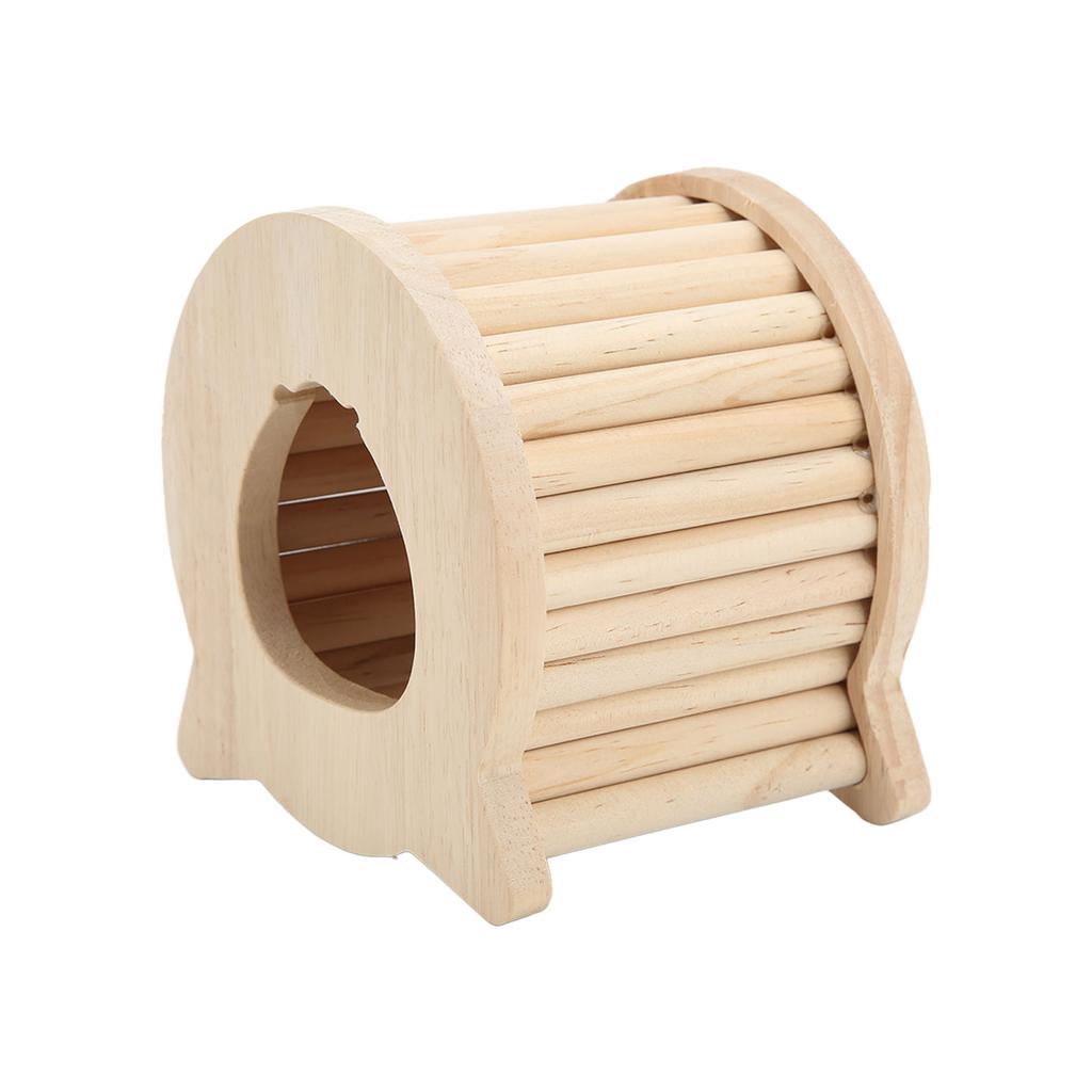 Wooden Hamster House Small Animal Hideout for Hamster Gerbils Mice Lemmings Rats