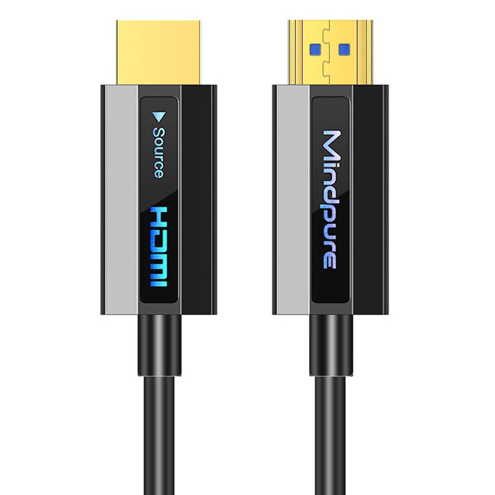

MINDPURE HD011 45m 4K 60Hz HDMI 2.0 Fiber Optic Cable 3D Visual Effects Fast Transmission Cable Black