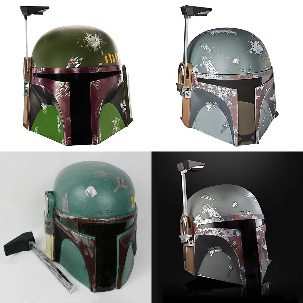 Star Wars Boba Fett Latex Mask With Diy Design For Cosplay And Costume Parties