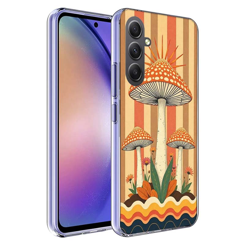 

Boho Hippy Mushroom Sunrise Phone Case for Samsung A17 A37 A57 A07 A16 A26 A36 A56 A06 A02S A12 A22 A32 A52S A04S A14 A24 A34 A5 Samsung A03S