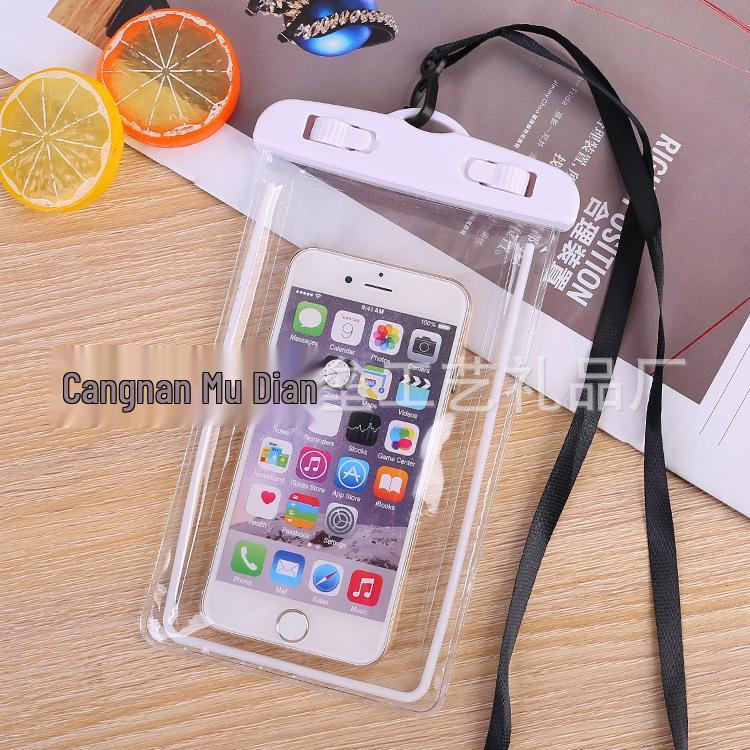 PVC Transparent Luminous Waterproof Phone Bag for Swimming, Photos, Diving, with Customizable Logo