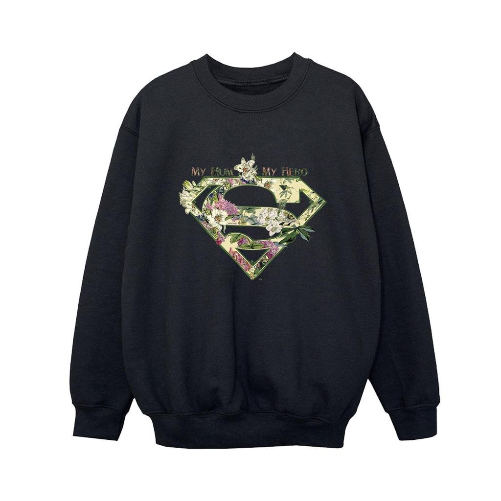DC Comics Boys Superman My Mum My Hero Sweatshirt