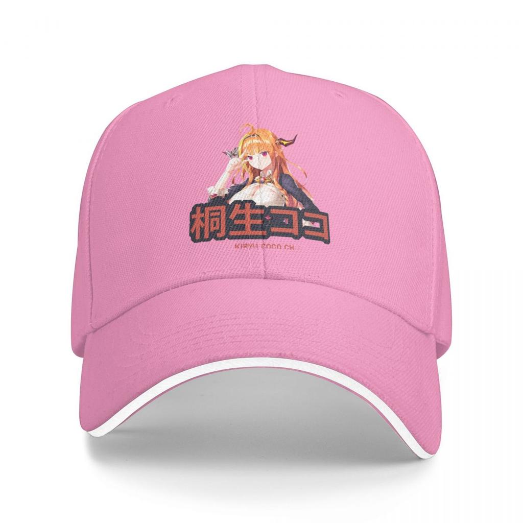 Baseball Caps Hololive Kiryu Coco Idol Showdown Customized Unisex Outdoor Summer Hats