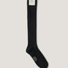 SOOPUI Organic Cotton Knee Socks In black_Organic Cotton Knee Socks In Black