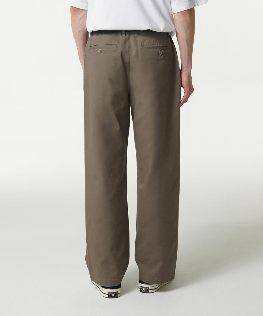 MUSINSA STANDARD Wide Chino Pants [Khaki Beige]