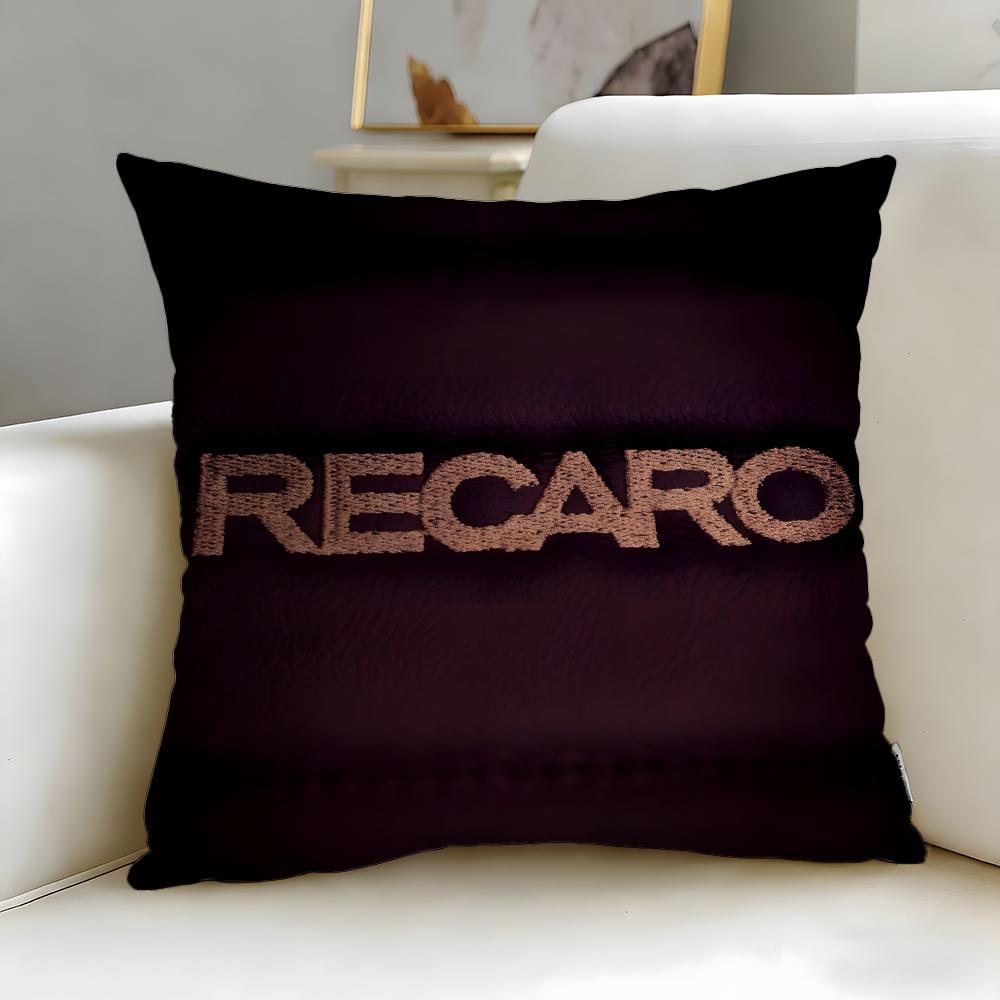 classic brand Recaro Cushion Cover Soft & Easy-Wash Pillow Case – Versatile for Couch, Bed, Travel and Office