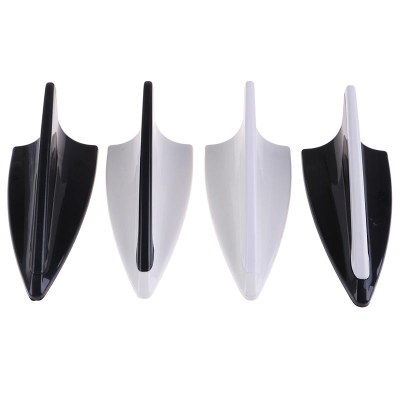 1Pc Car Shark Fin Universal Roof Antenna Radio Fm/Am Anti-Static Paste Aerial