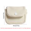 Mini Portable Canvas Coin And Card Holder, Simple Retro Headphone Bag, Simple Solid-Color Wallet And Card Storage Bag, Cute Smal