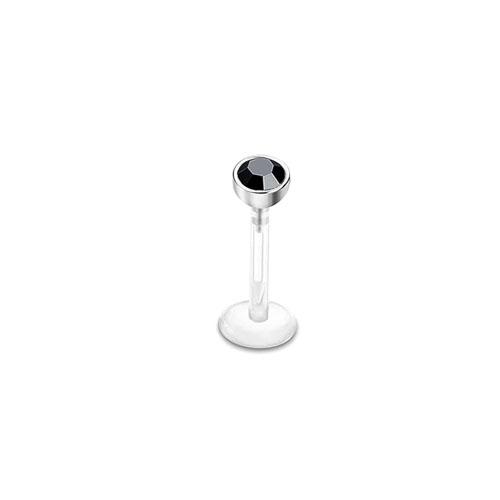 Bobisty 16G Hypoallergenic Stainless Steel Labret Lip Stud Piercing for Women Men CZ Forward Helix Earrings Cartilage Piercing