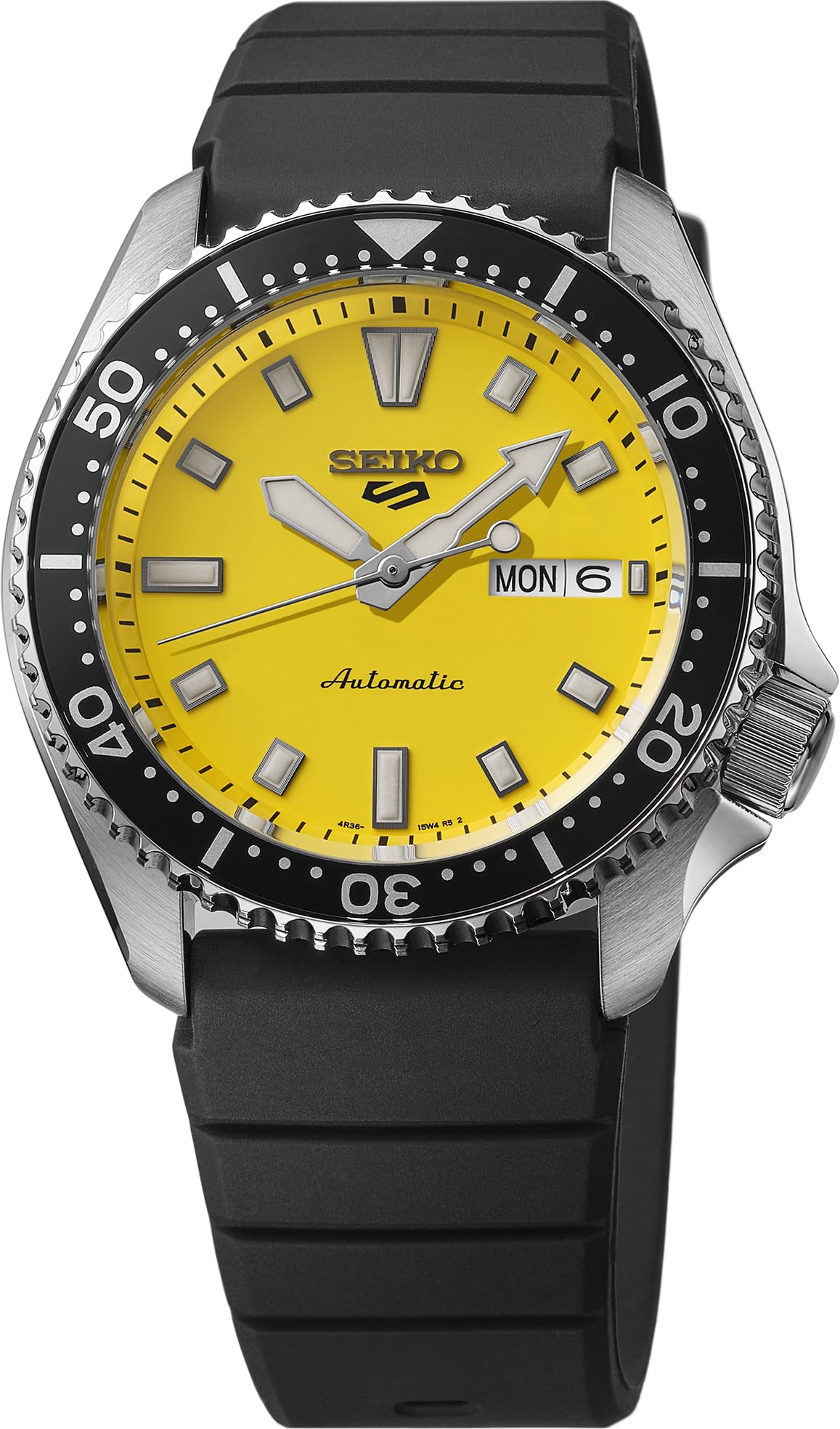 

Seiko 5 Sports Automatic Watch with Stainless Steel Case and Luminous Hands Stylish Black and Seiko 5 Sports Men s - Watch, Yellow,