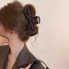 Elegant Temperament Bow Claw Clip: Women's High-End 2026 Shark Clip for Bun Hairstyles