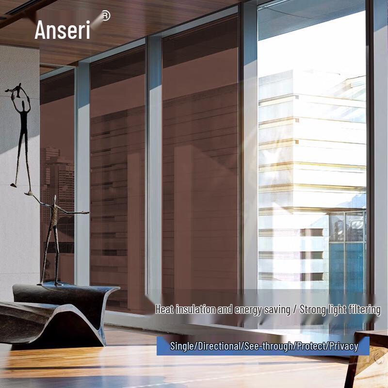 Ansairui Self-Adhesive Reflective Privacy Window Film
